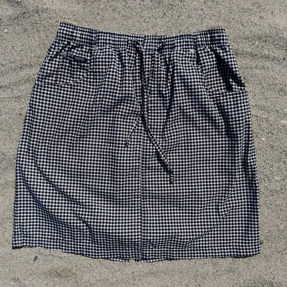 Black and White Blassport Skirt